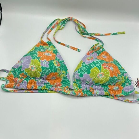 Women's Plus Size Flower Print Bikini Swimsuit Bathing Suit 3X - Picture 2 of 7